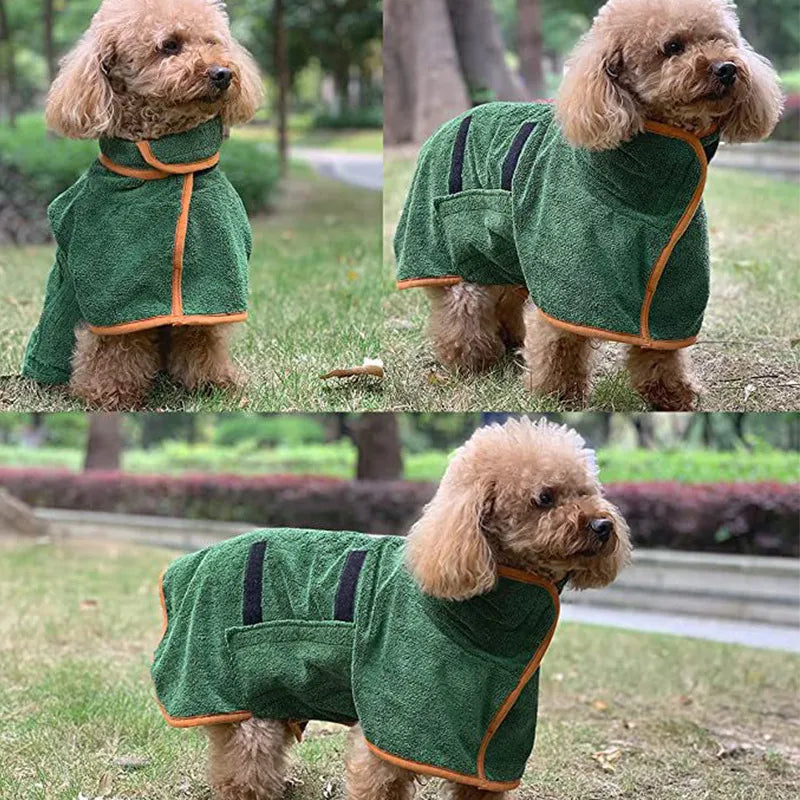 The Zoomie Robe™ — Zoomie-Proof Dog Drying Robe