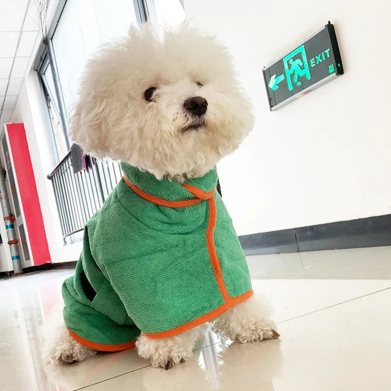 The Zoomie Robe™ — Zoomie-Proof Dog Drying Robe
