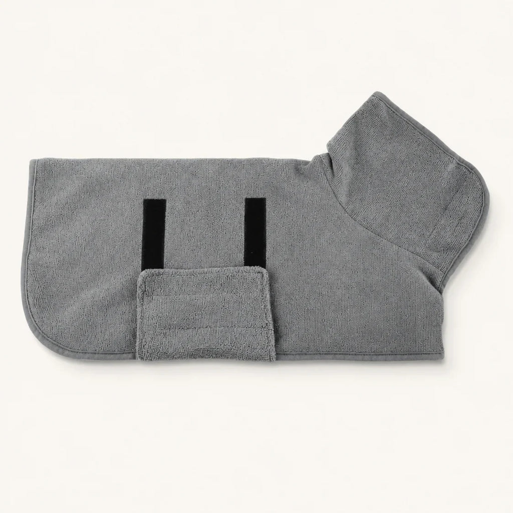 Grey Zoomie Robe dog drying robe